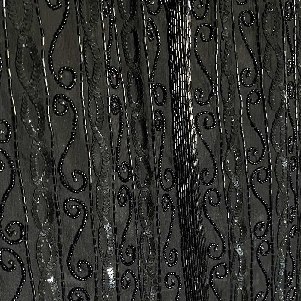 Vintage Joseph Ribkoff Gala Black Sequin Vest